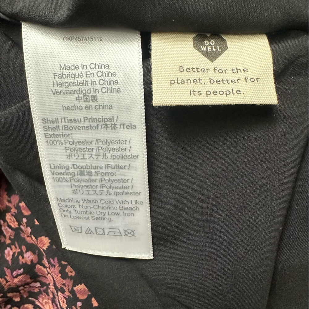 Madewell Georgette Tiered Maxi Dress Ruffle Cottagecore Fairy Boho Medium NWOT - Picture 12 of 13